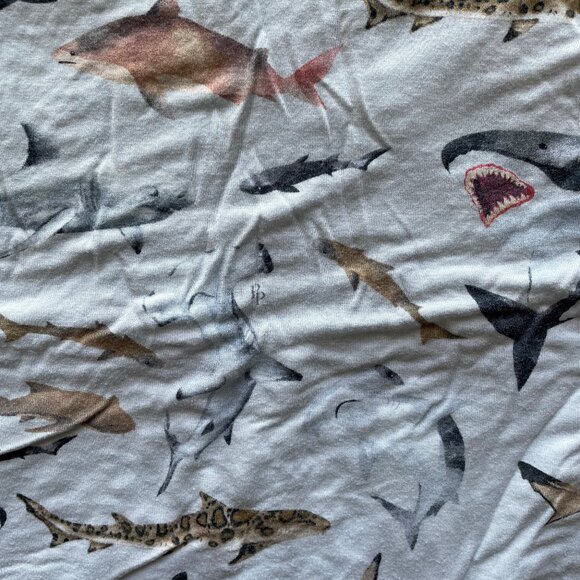 Posh Peanut Shark Sleeveless Sleep Bag Size 6-18 Month - Picture 6 of 11